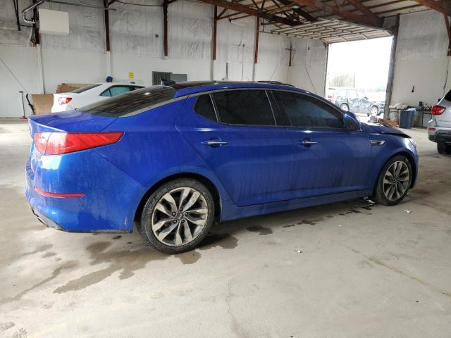 5XXGR4A60EG344254 - 2014 KIA OPTIMA SX BLUE photo 3