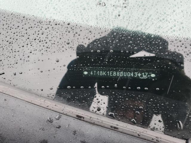 4T1BK1EB8DU043417 - 2013 TOYOTA AVALON BASE 黑色 照片 12