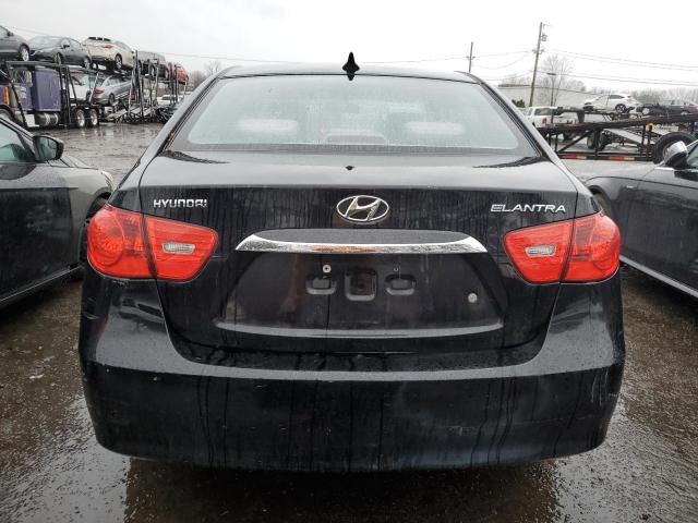 KMHDU4AD2AU083774 - 2010 HYUNDAI ELANTRA BLUE BLACK photo 6