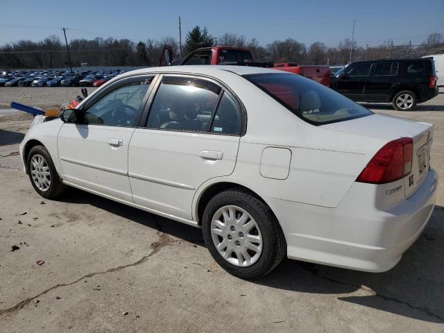 1HGES16504L000952 - 2004 HONDA CIVIC LX WHITE photo 2