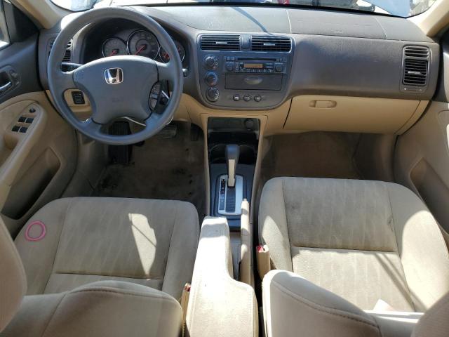 1HGES16504L000952 - 2004 HONDA CIVIC LX WHITE photo 8