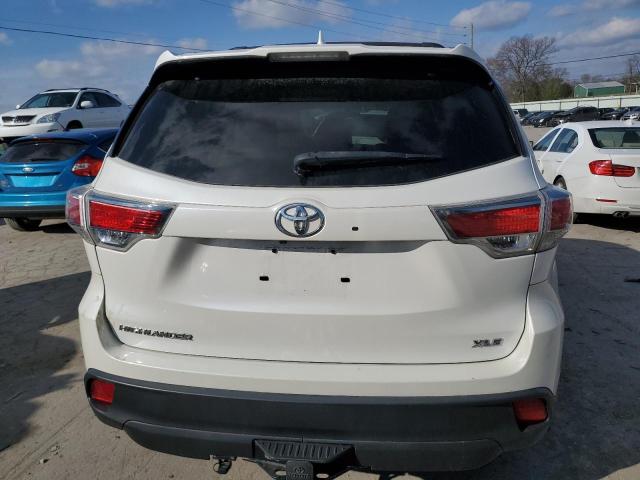 5TDKKRFH7GS128389 - 2016 TOYOTA HIGHLANDER XLE 白色 照片 6