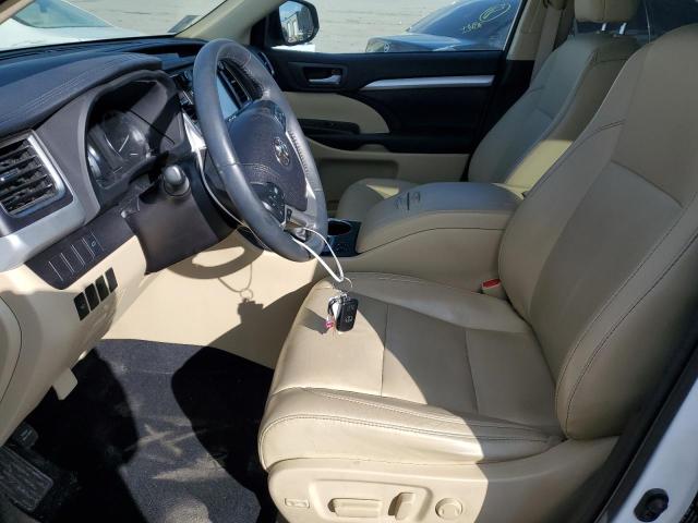 5TDKKRFH7GS128389 - 2016 TOYOTA HIGHLANDER XLE 白色 照片 7