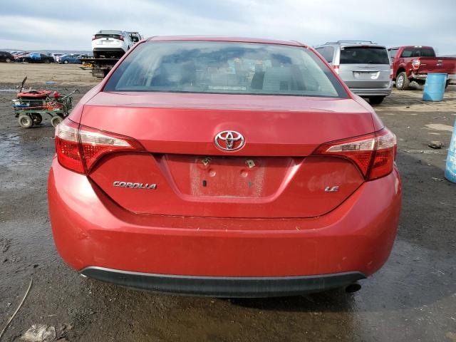 2T1BURHE6JC123519 - 2018 TOYOTA COROLLA L RED photo 6