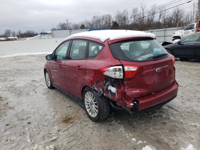 1FADP5AU4DL529375 - 2013 FORD C-MAX SE RED photo 2