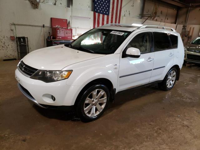 JA4MT41X98Z003119 - 2008 MITSUBISHI OUTLANDER XLS WHITE photo 1