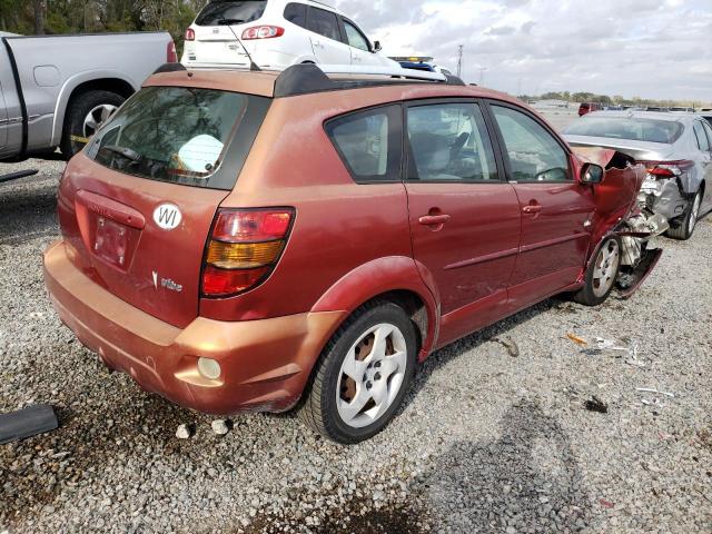 5Y2SL63805Z449332 - 2005 PONTIAC VIBE RED photo 3