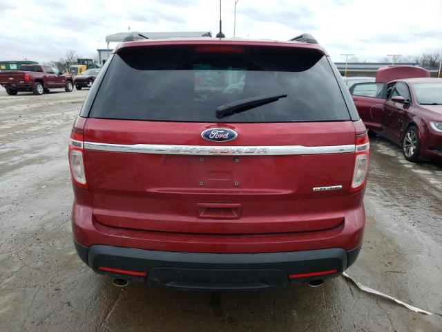 1FM5K7B84FGA61357 - 2015 FORD EXPLORER MAROON photo 6