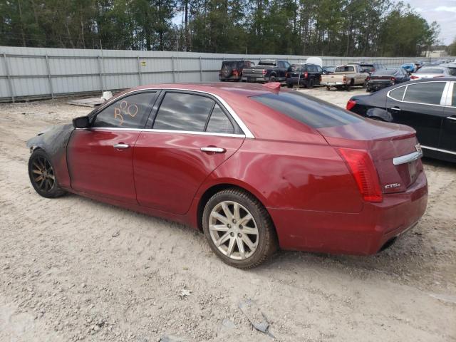 1G6AX5SX1F0108078 - 2015 CADILLAC CTS LUXURY COLLECTION RED photo 2