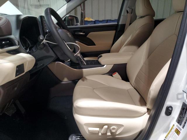 5TDGZRBH0NS587929 - 2022 TOYOTA HIGHLANDER XLE 白色 照片 7
