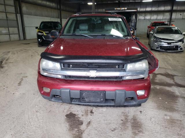 1GNDT13S052312611 - 2005 CHEVROLET TRAILBLAZE LS MAROON photo 5