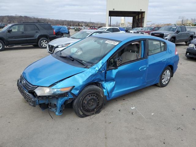 JHMZE2H52BS008353 - 2011 HONDA INSIGHT LX BLUE photo 1