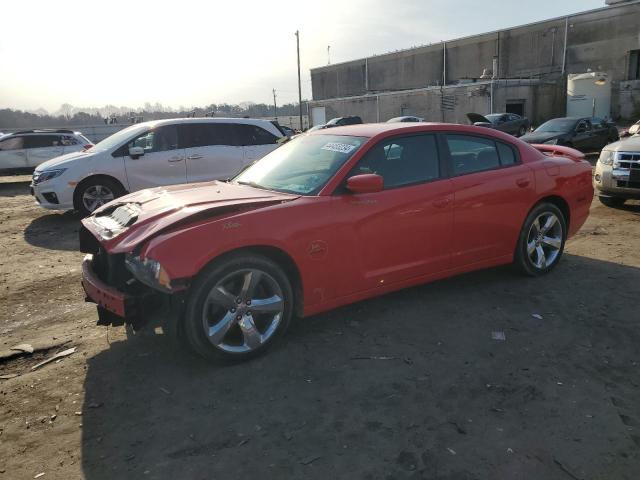 2C3CDXCT9EH330498 - 2014 DODGE CHARGER R/T RED photo 1