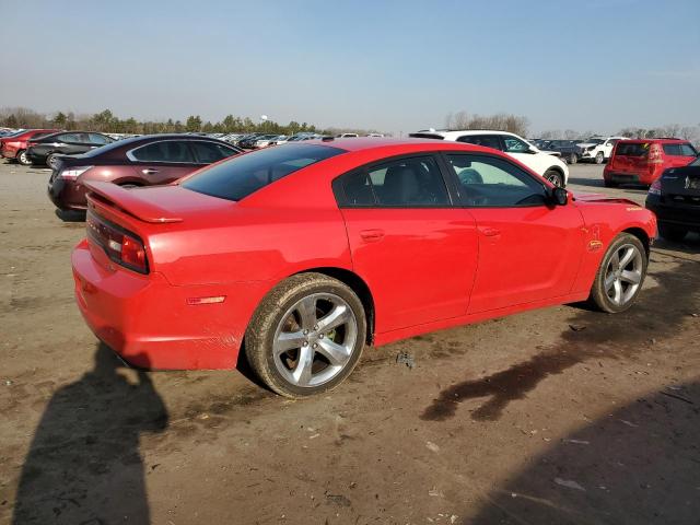 2C3CDXCT9EH330498 - 2014 DODGE CHARGER R/T RED photo 3