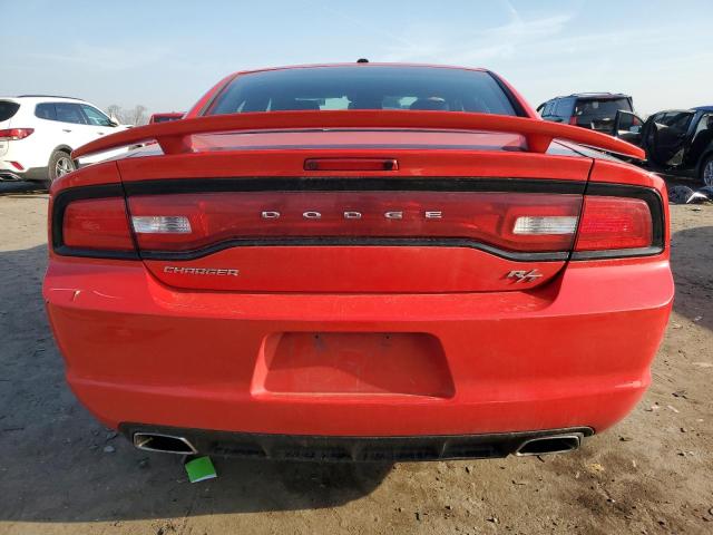 2C3CDXCT9EH330498 - 2014 DODGE CHARGER R/T RED photo 6