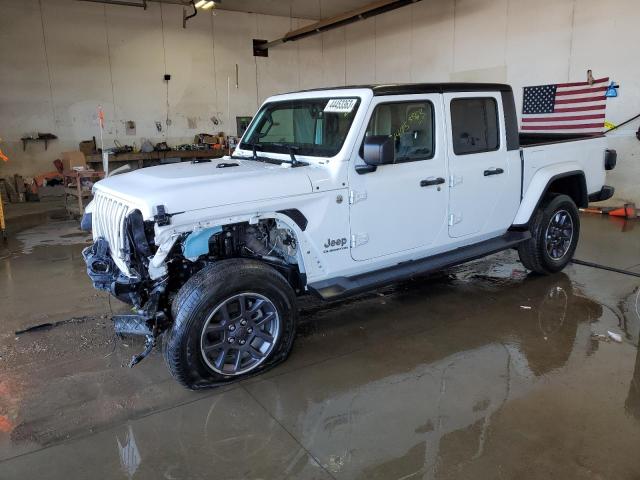 1C6HJTFG8ML504555 - 2021 JEEP GLADIATOR OVERLAND WHITE photo 1