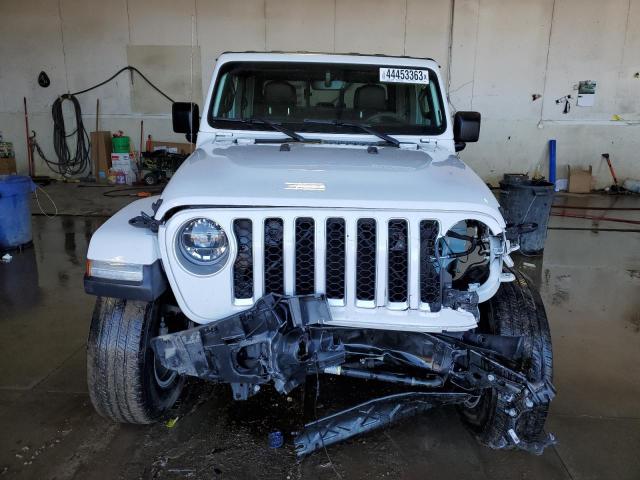 1C6HJTFG8ML504555 - 2021 JEEP GLADIATOR OVERLAND WHITE photo 5