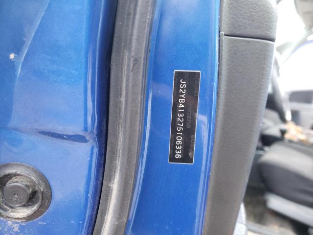 JS2YB413275106336 - 2007 SUZUKI SX4 BLUE photo 13