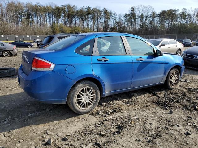 1FAHP3FN9BW143022 - 2011 FORD FOCUS SE BLUE photo 3