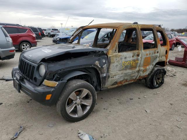 1J4GL48K87W500976 - 2007 JEEP LIBERTY SPORT BLACK photo 1