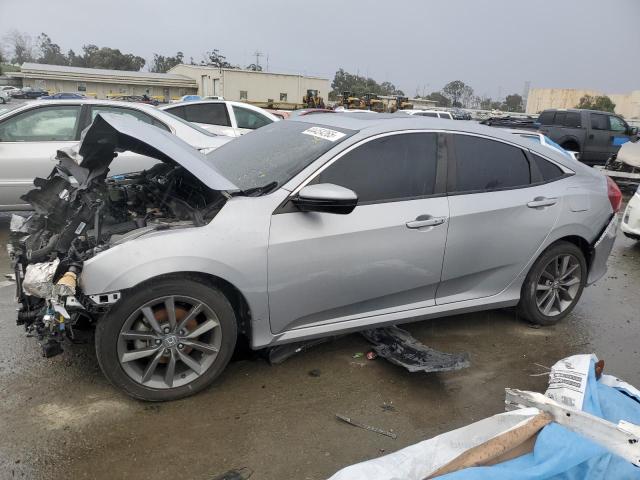 19XFC1F75KE216657 - 2019 HONDA CIVIC EXL SILVER photo 1