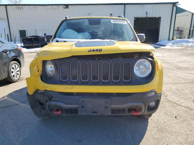 ZACCJBCT5FPC04436 - 2015 JEEP RENEGADE TRAILHAWK YELLOW photo 5