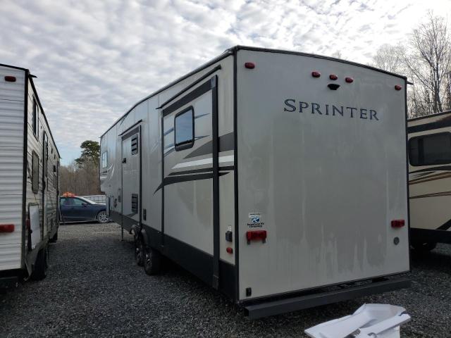 4YDF32F20K1532056 - 2019 KEYSTONE SPRINTER WHITE photo 3