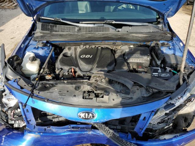 5XXGR4A76FG460620 - 2015 KIA OPTIMA SX BLUE photo 11