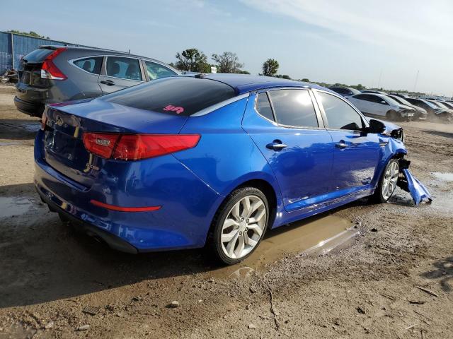 5XXGR4A76FG460620 - 2015 KIA OPTIMA SX BLUE photo 3