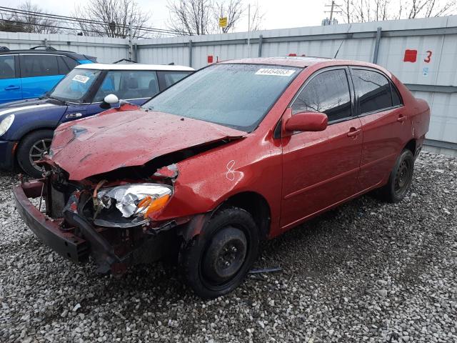 1NXBR32E05Z547547 - 2005 TOYOTA COROLLA CE RED photo 1