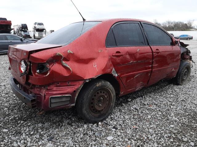 1NXBR32E05Z547547 - 2005 TOYOTA COROLLA CE RED photo 3