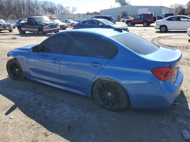 WBA8B3C53GK777273 - 2016 BMW 340 I BLUE photo 2