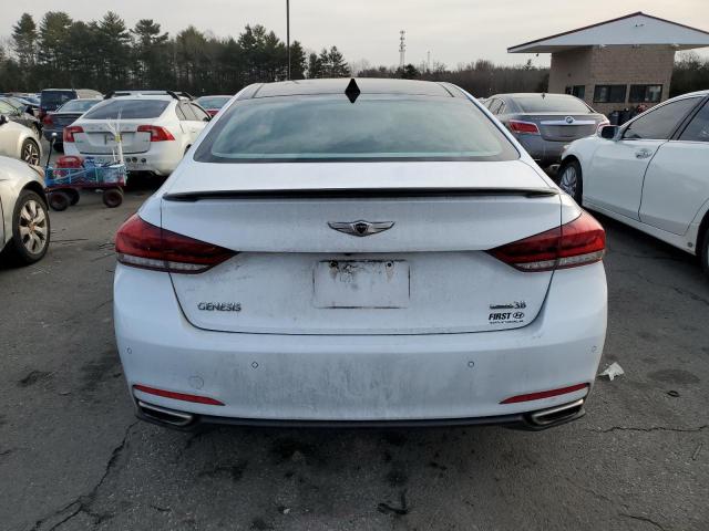 KMHGN4JE1FU023169 - 2015 HYUNDAI GENESIS 3.8L WHITE photo 6