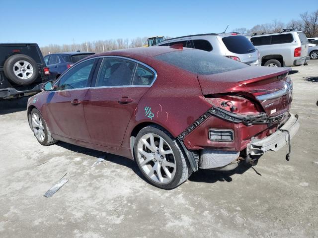 2G4GT5GX4H9123187 - 2017 BUICK REGAL GS RED photo 2