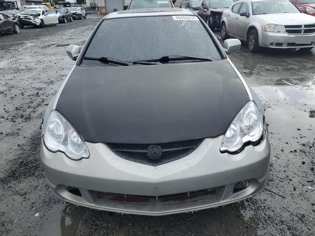 JH4DC54873C004943 - 2003 ACURA RSX SILVER photo 5