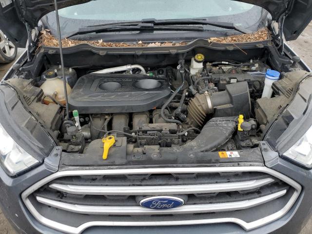 MAJ6P1UL1JC171071 - 2018 FORD ECOSPORT SE GRAY photo 11