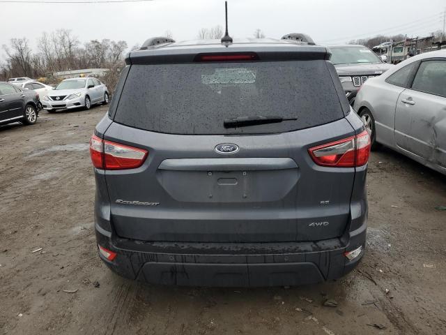 MAJ6P1UL1JC171071 - 2018 FORD ECOSPORT SE GRAY photo 6