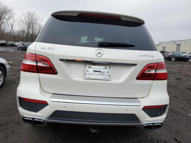 4JGDA7EB8CA051550 - 2012 MERCEDES-BENZ ML 63 AMG WHITE photo 6