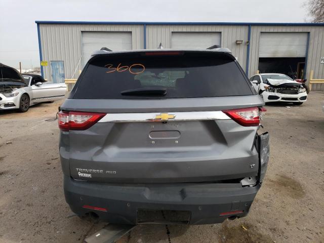 1GNEVHKW1LJ270349 - 2020 CHEVROLET TRAVERSE LT CHARCOAL photo 6