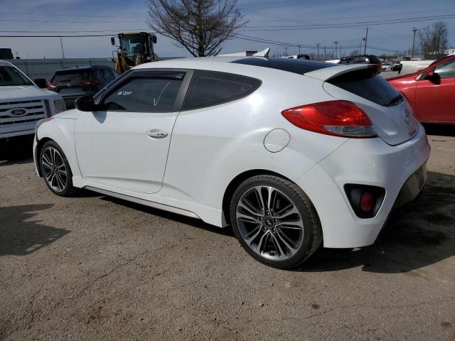 KMHTC6AE1GU295934 - 2016 HYUNDAI VELOSTER TURBO WHITE photo 2