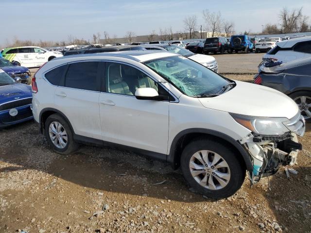 5J6RM3H77CL048123 - 2012 HONDA CR-V EXL WHITE photo 4