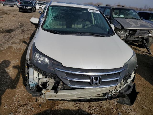 5J6RM3H77CL048123 - 2012 HONDA CR-V EXL WHITE photo 5