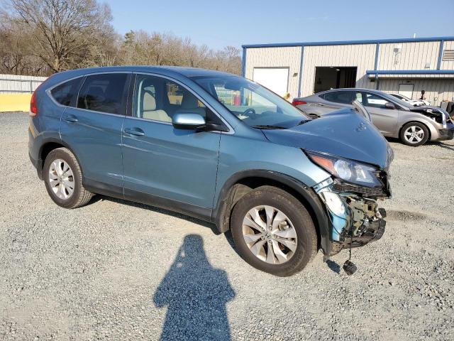 2HKRM4H54EH688422 - 2014 HONDA CR-V EX TEAL photo 4