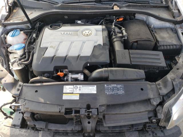 WVWDM7AJ6BW242796 - 2011 VOLKSWAGEN GOLF SILVER photo 12