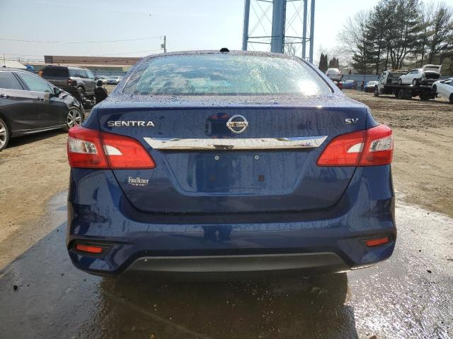 3N1AB7AP8HY407720 - 2017 NISSAN SENTRA S BLUE photo 6