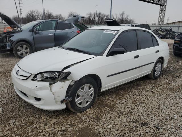 2HGES16394H643991 - 2004 HONDA CIVIC DX VP WHITE photo 1