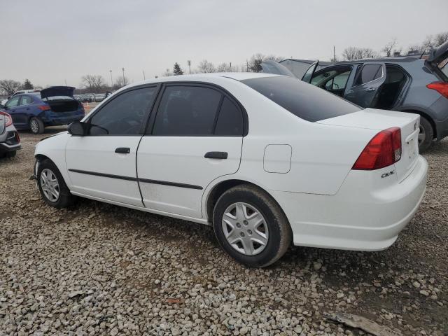 2HGES16394H643991 - 2004 HONDA CIVIC DX VP WHITE photo 2