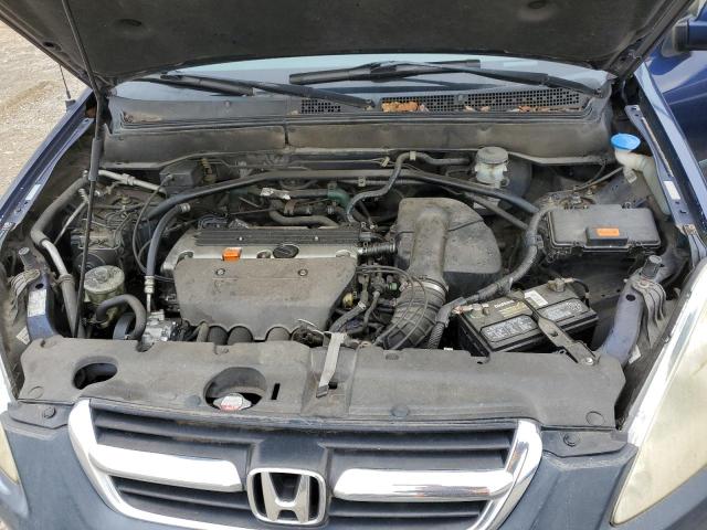 SHSRD78834U257989 - 2004 HONDA CR-V EX BLUE photo 11