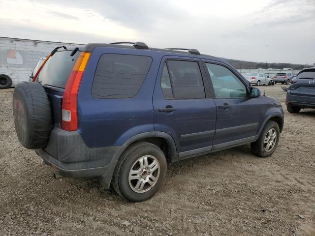 SHSRD78834U257989 - 2004 HONDA CR-V EX BLUE photo 3