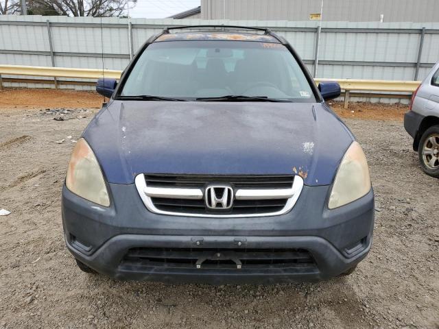 SHSRD78834U257989 - 2004 HONDA CR-V EX BLUE photo 5